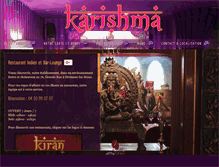 Tablet Screenshot of karishma-lounge.com
